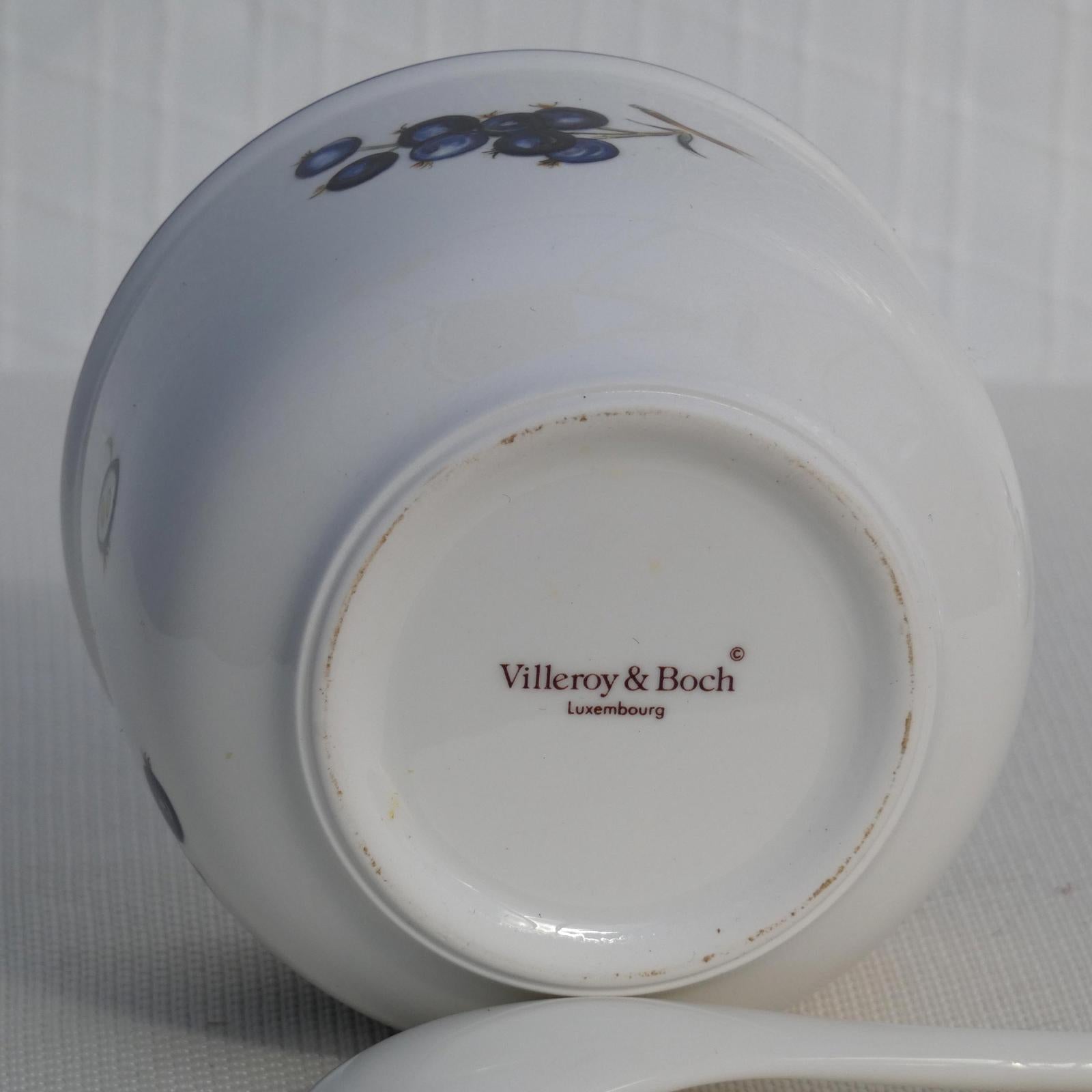 Villeroy & Boch Botanica Compote Pot/Jelly Jar made in Luxembourg.