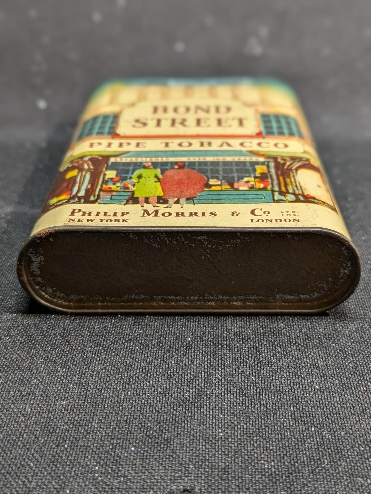 Set of 3 Vintage Tobacco Tins.  Bond Street, Kentucky Club, Prince Albert