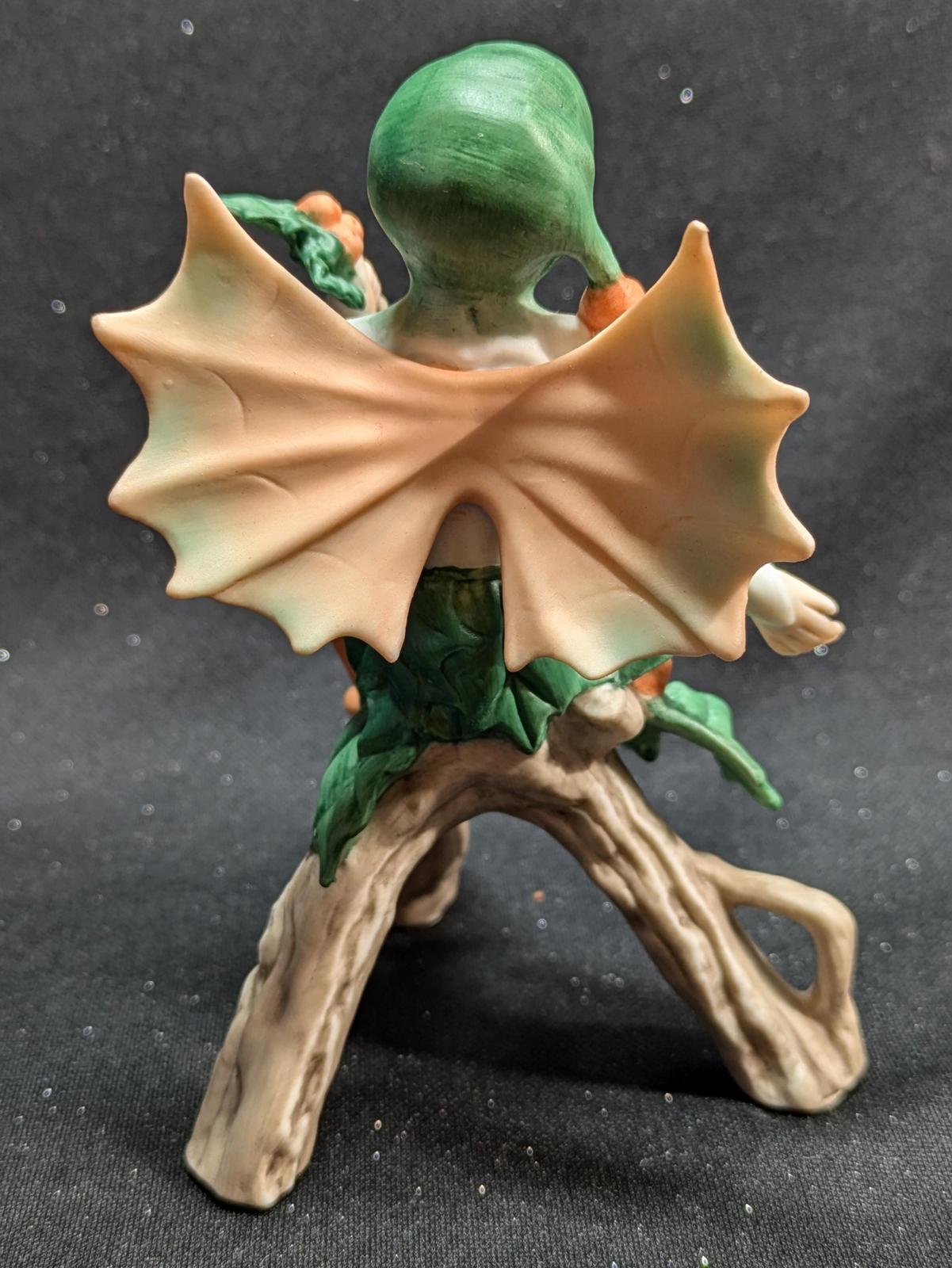 Delightful Porcelain Holly Fairy Figurine from the Cicely Mary Barker Flower Fairies™ Collection made in 1988