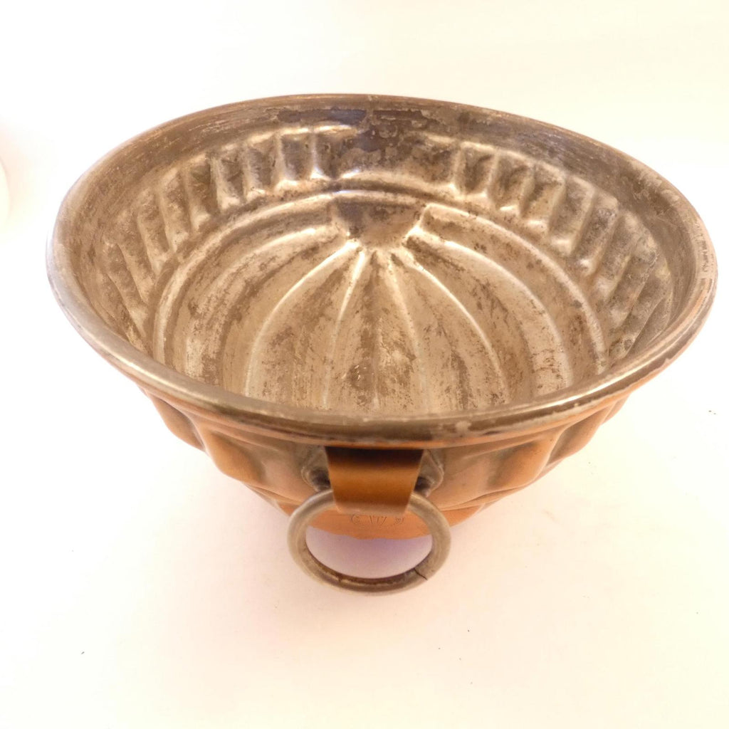 Wagner Antique Copper Pan/Mold made in West  Germany 1950's, 8.5in x 6.5in x
