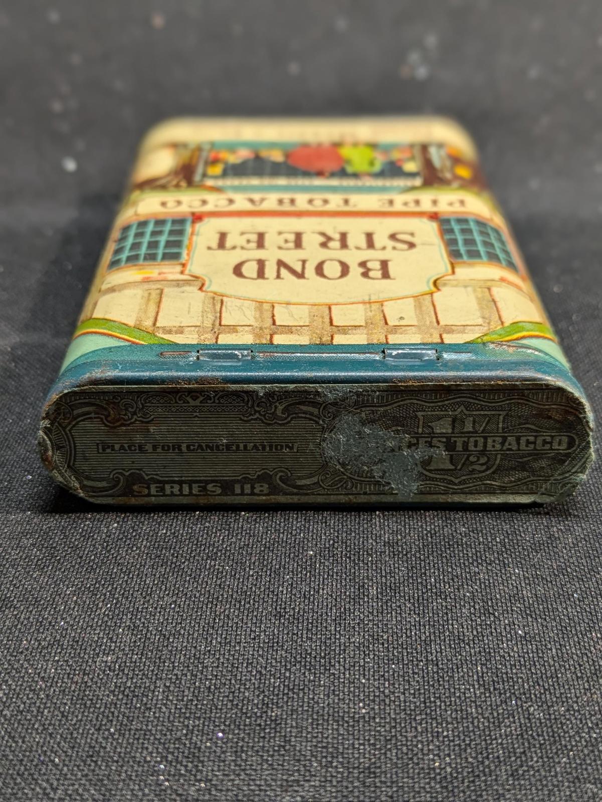 Set of 3 Vintage Tobacco Tins.  Bond Street, Kentucky Club, Prince Albert