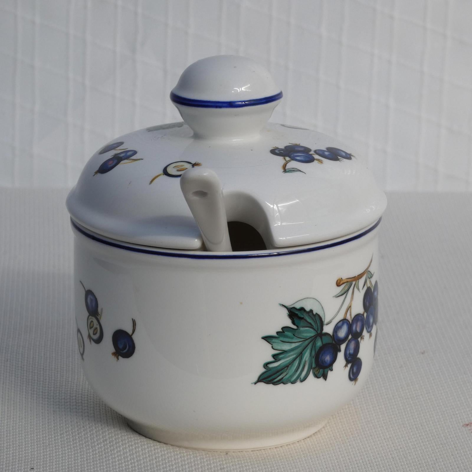 Villeroy & Boch Botanica Compote Pot/Jelly Jar made in Luxembourg.