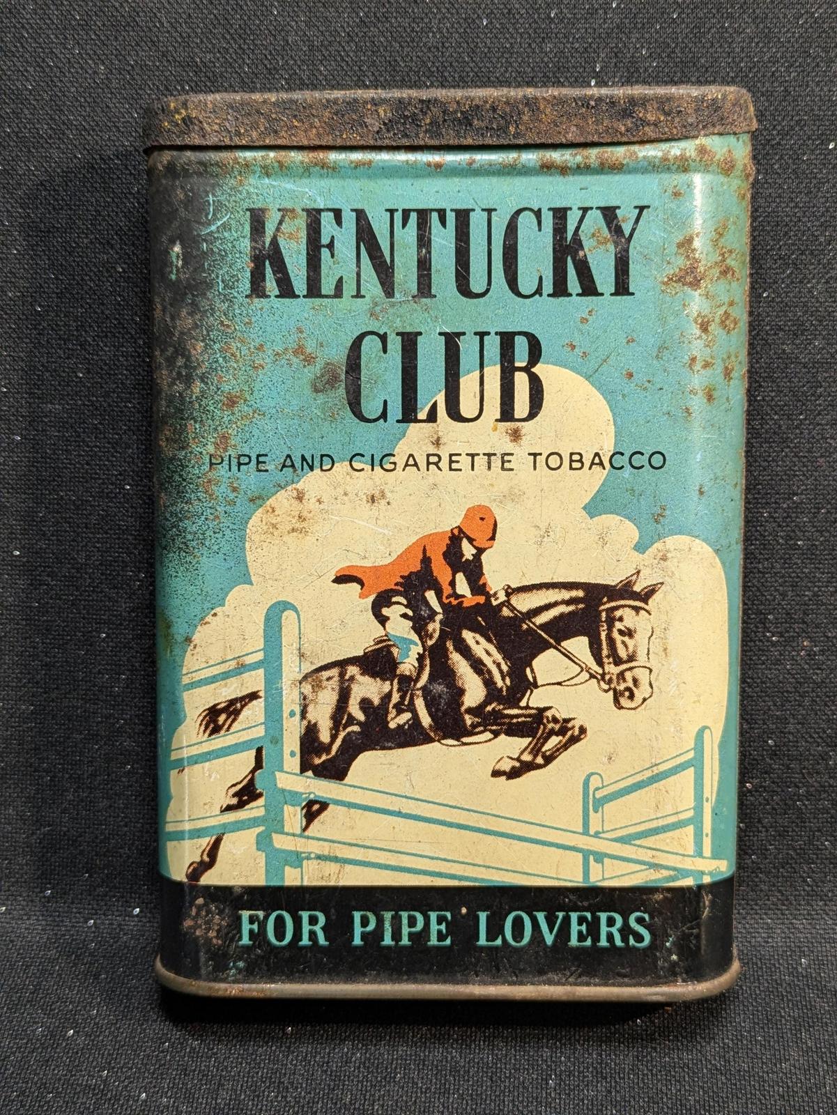 Set of 3 Vintage Tobacco Tins.  Bond Street, Kentucky Club, Prince Albert