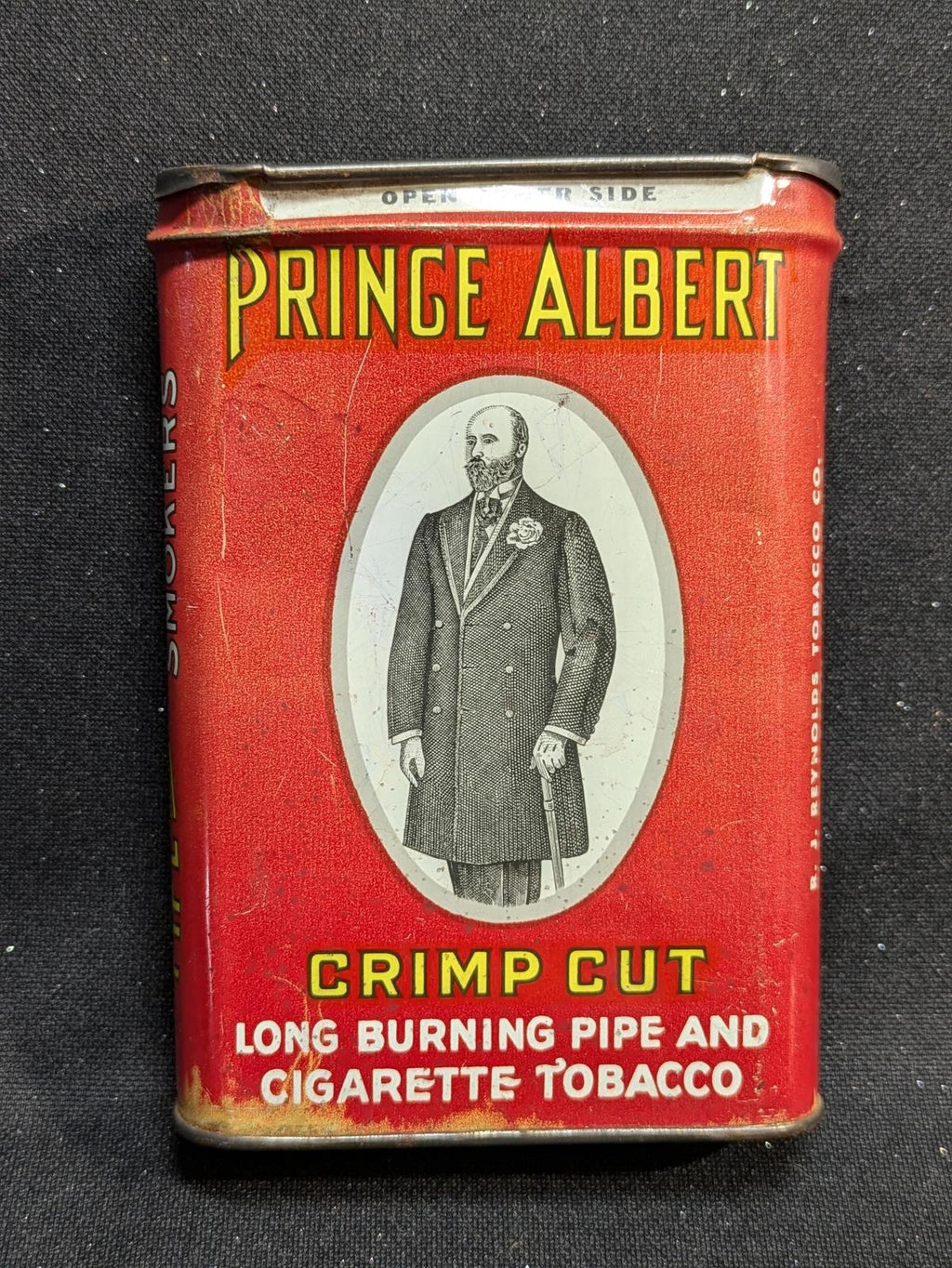 Set of 3 Vintage Tobacco Tins.  Bond Street, Kentucky Club, Prince Albert