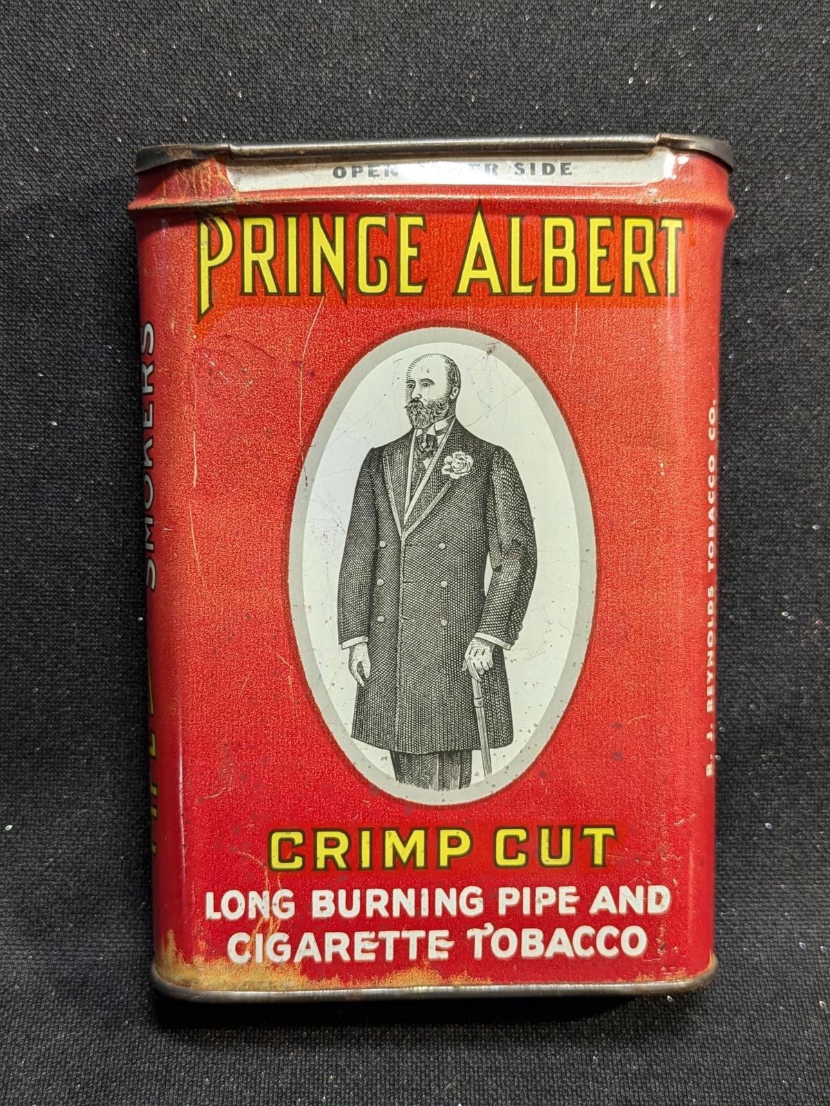 Set of 3 Vintage Tobacco Tins.  Bond Street, Kentucky Club, Prince Albert