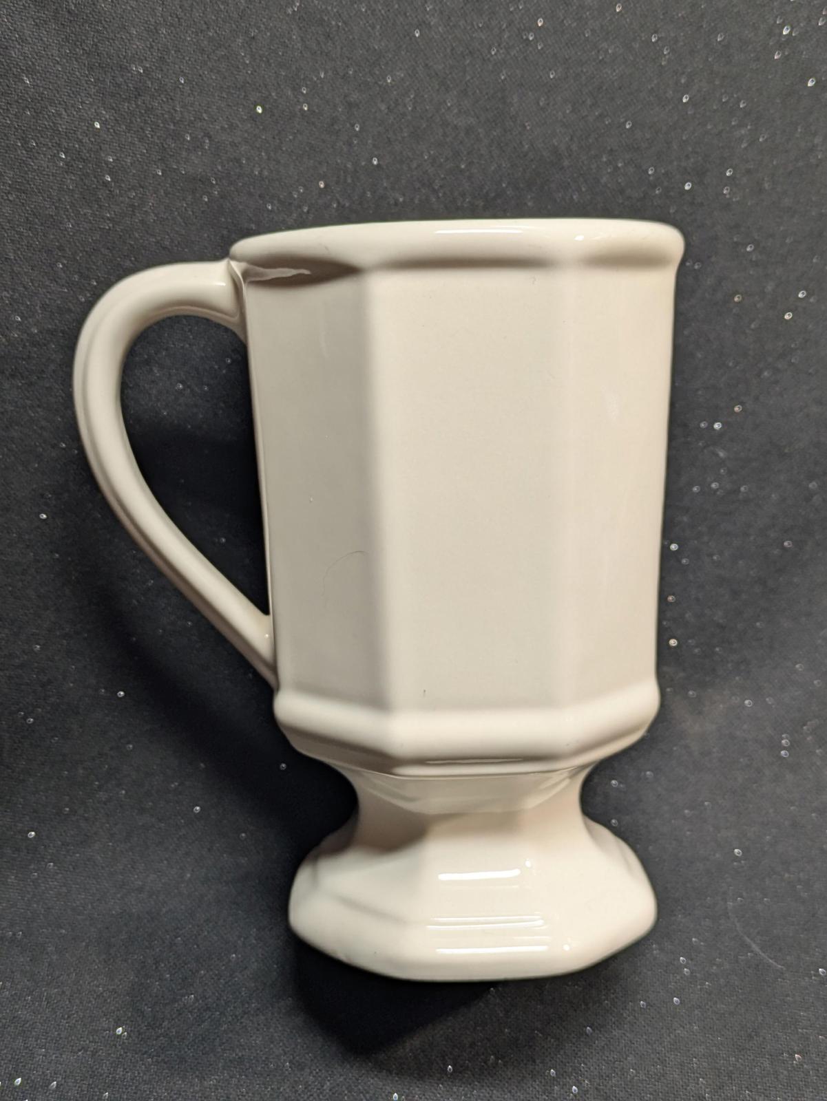 Set of 8 PFALTZGRAFF Christmas Tree HERITAGE Footed Pedestal Mugs Irish Coffee