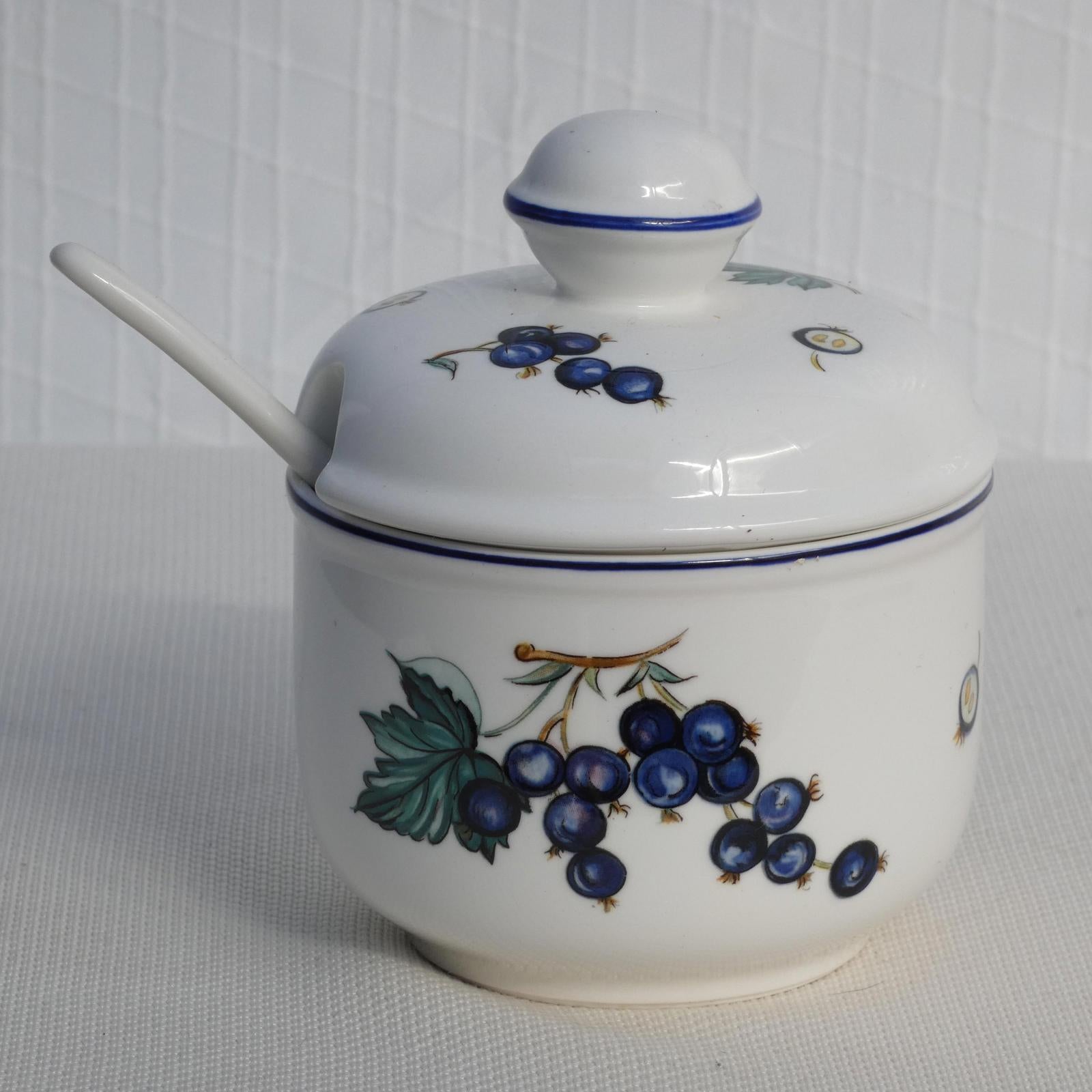 Villeroy & Boch Botanica Compote Pot/Jelly Jar made in Luxembourg.