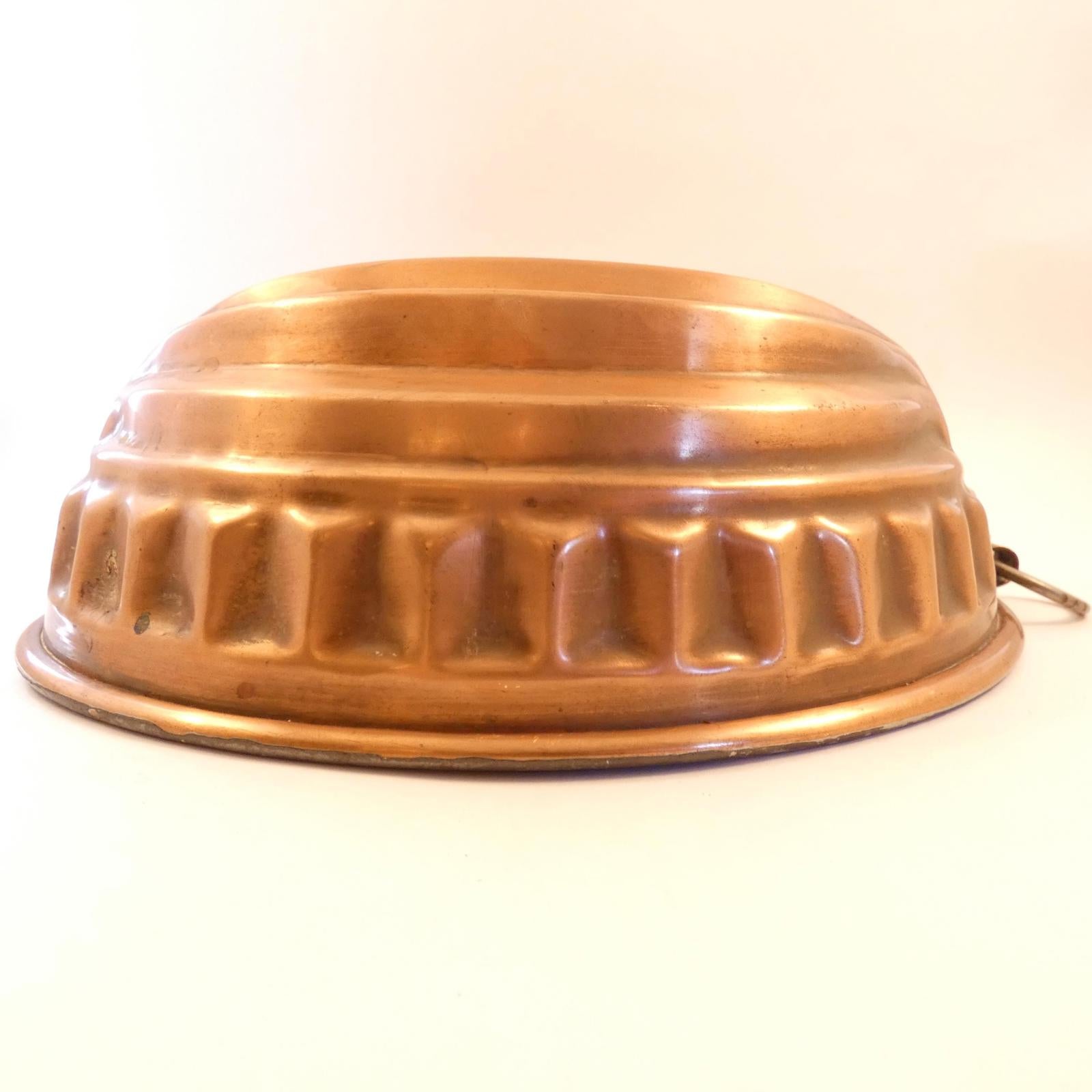 Wagner Antique Copper Pan/Mold made in West  Germany 1950's, 8.5in x 6.5in x