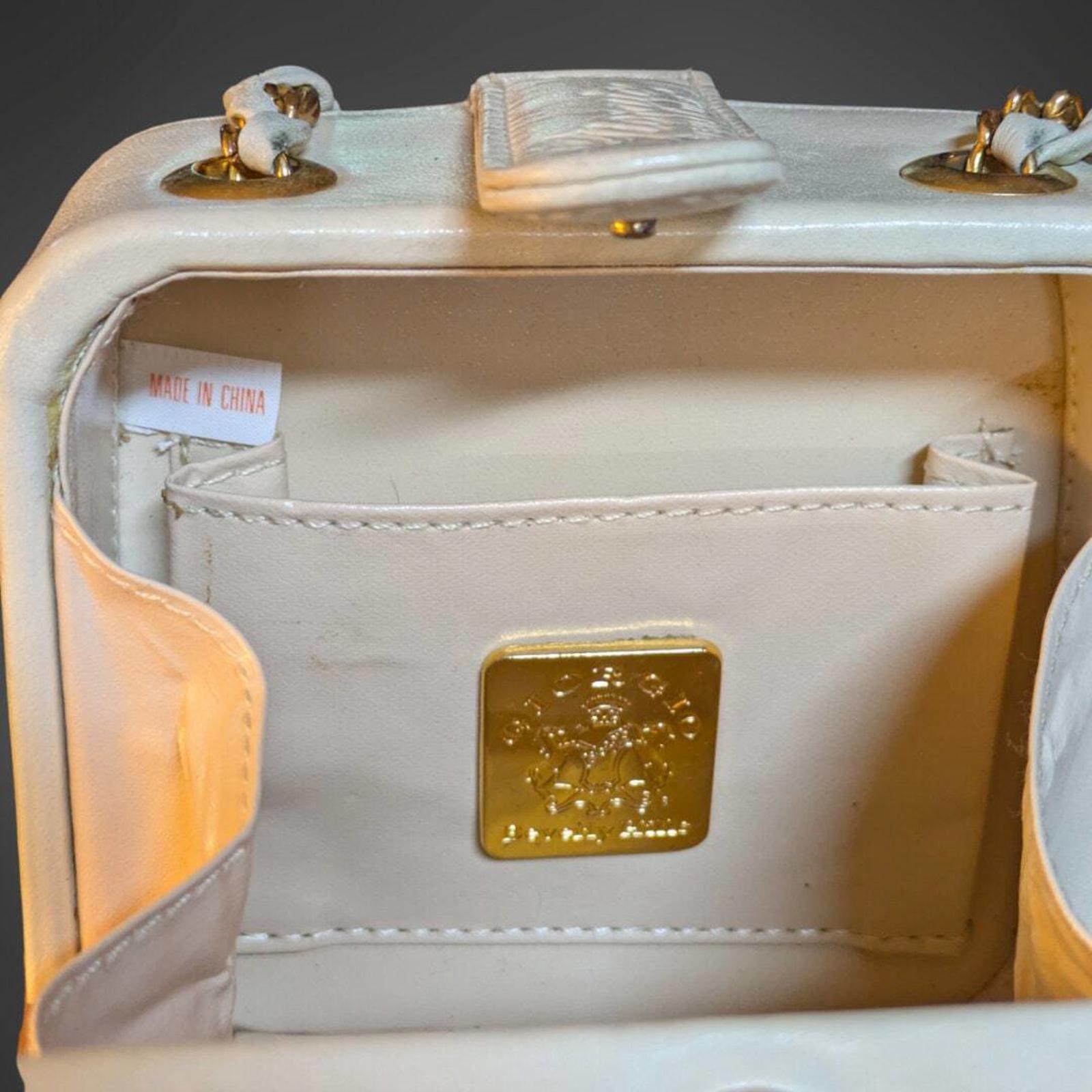 Giorgio Beverly Hills White Cube Bag.