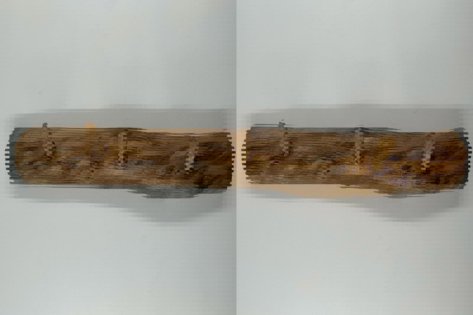 Handmade, driftwood coat/accessory wall hanger.